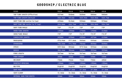 Goodship Frame and ENVE Fork Kit (Electric Blue)