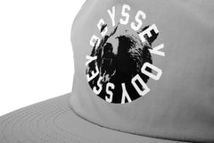 Odyssey Bear Central Hat (Storm Gray w/ White + Black Ink)