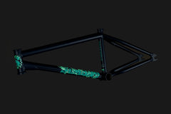 Sunday Darkwave Frame (Matte Midnight Blue w/ Green Eel Stickers)