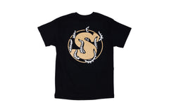 Sunday Darkwave Tentacle Tee (Black with Metallic Gold Ink)