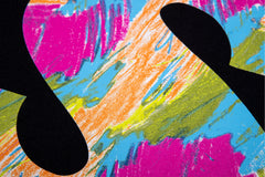 Sunday Scribble Badge Tee (Black w/ Multicolor Ink)