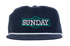 Sunday Cornerstone Rop Unstructured Hat (Navy)